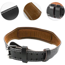 Adjustable Leather Weightlifting Belt